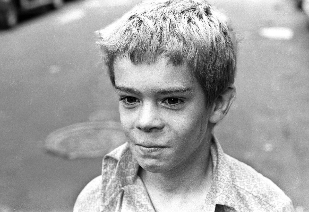#30 Guilty of Playing Hooky! Fernando on East 3rd Street, 1975.