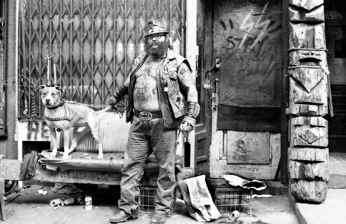 #6 Big Vinny on East 3rd Street, 1974.