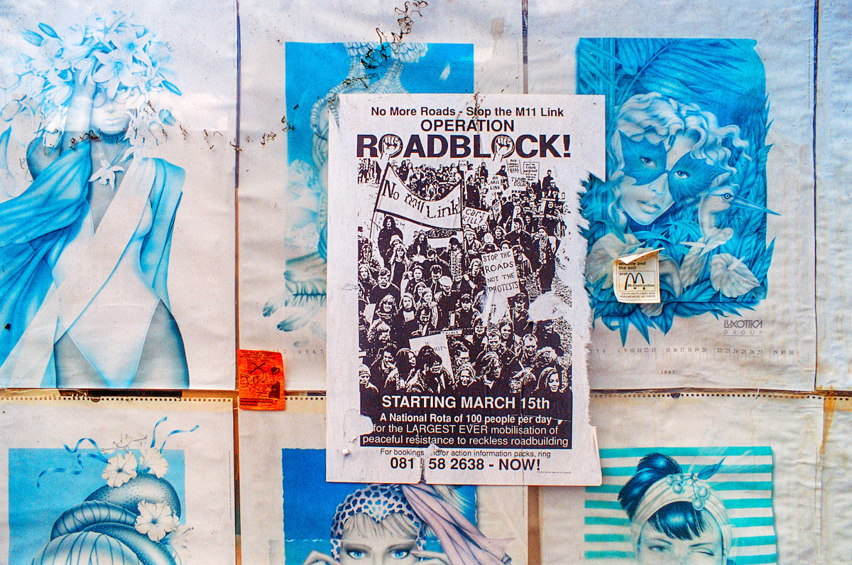 #32 M11 Link Campaign, Claremont Rd, Leyton, Waltham Forest, 1994