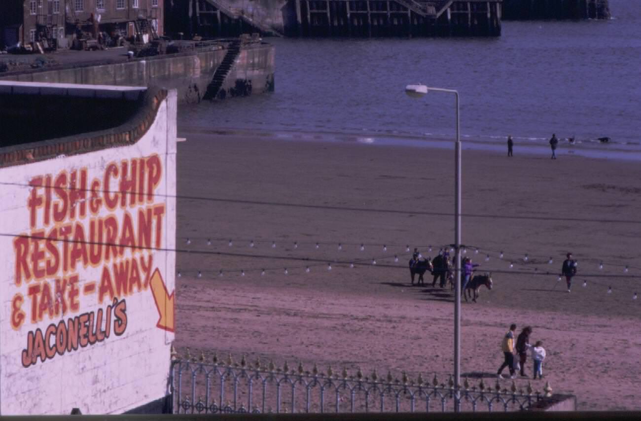 #3 Jaconellis Scarborough vintage wall art signwriting North Yorkshire, 1980s