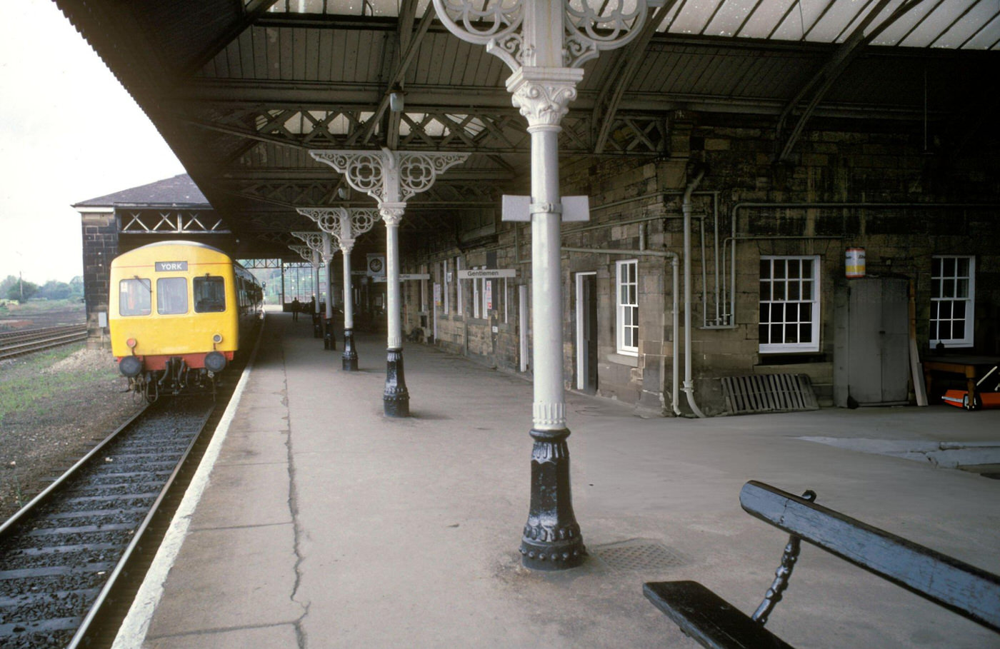 #9 Platform at Malton Station, 1980s.
