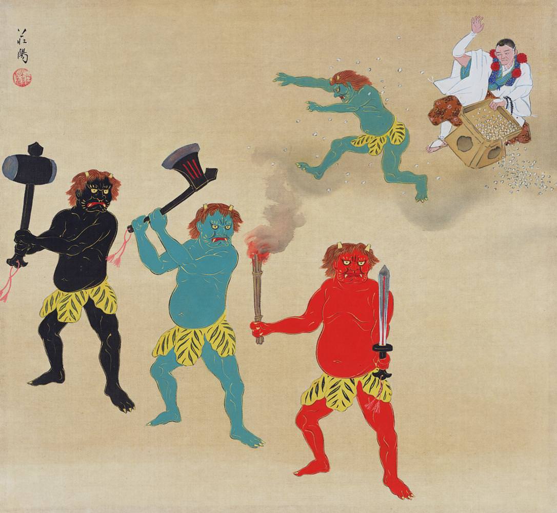 Stunning Silk Paintings depicting different Miyako Festivals of Kyoto, Japan from the 1920s Artwork