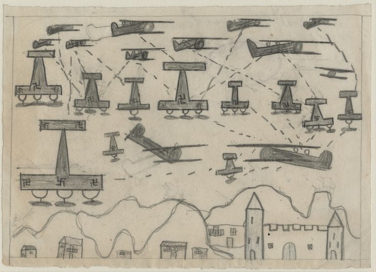 The Spanish Civil War of 1936 through Children Drawings Artworks