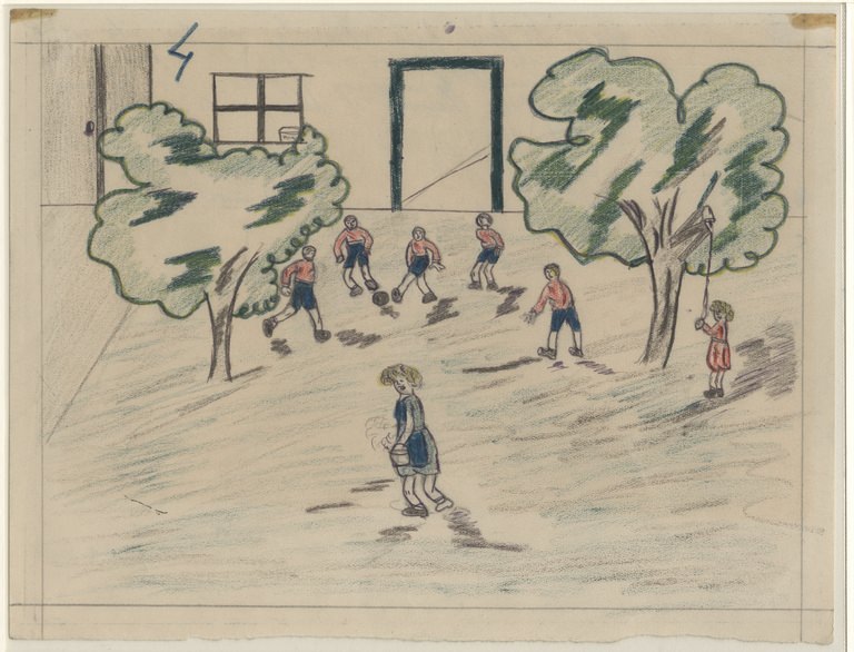 The Spanish Civil War of 1936 through Children Drawings Artworks