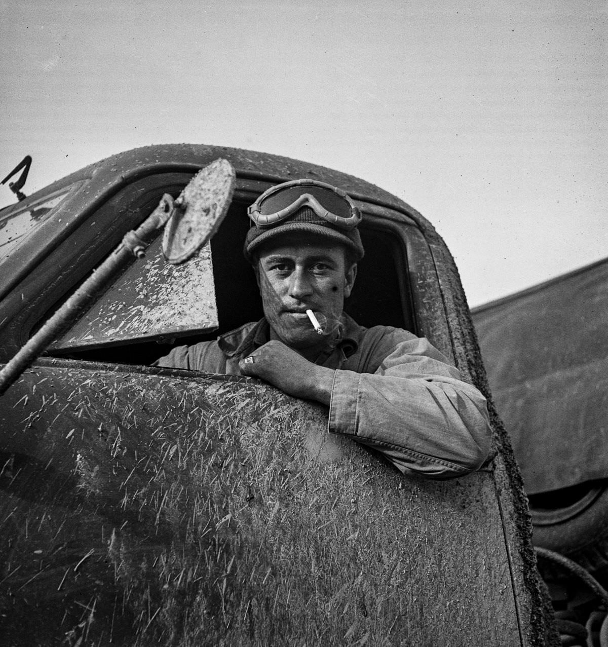 #12 Private Charles Nasholts of Auburn, New York, a mechanic in civilian life.