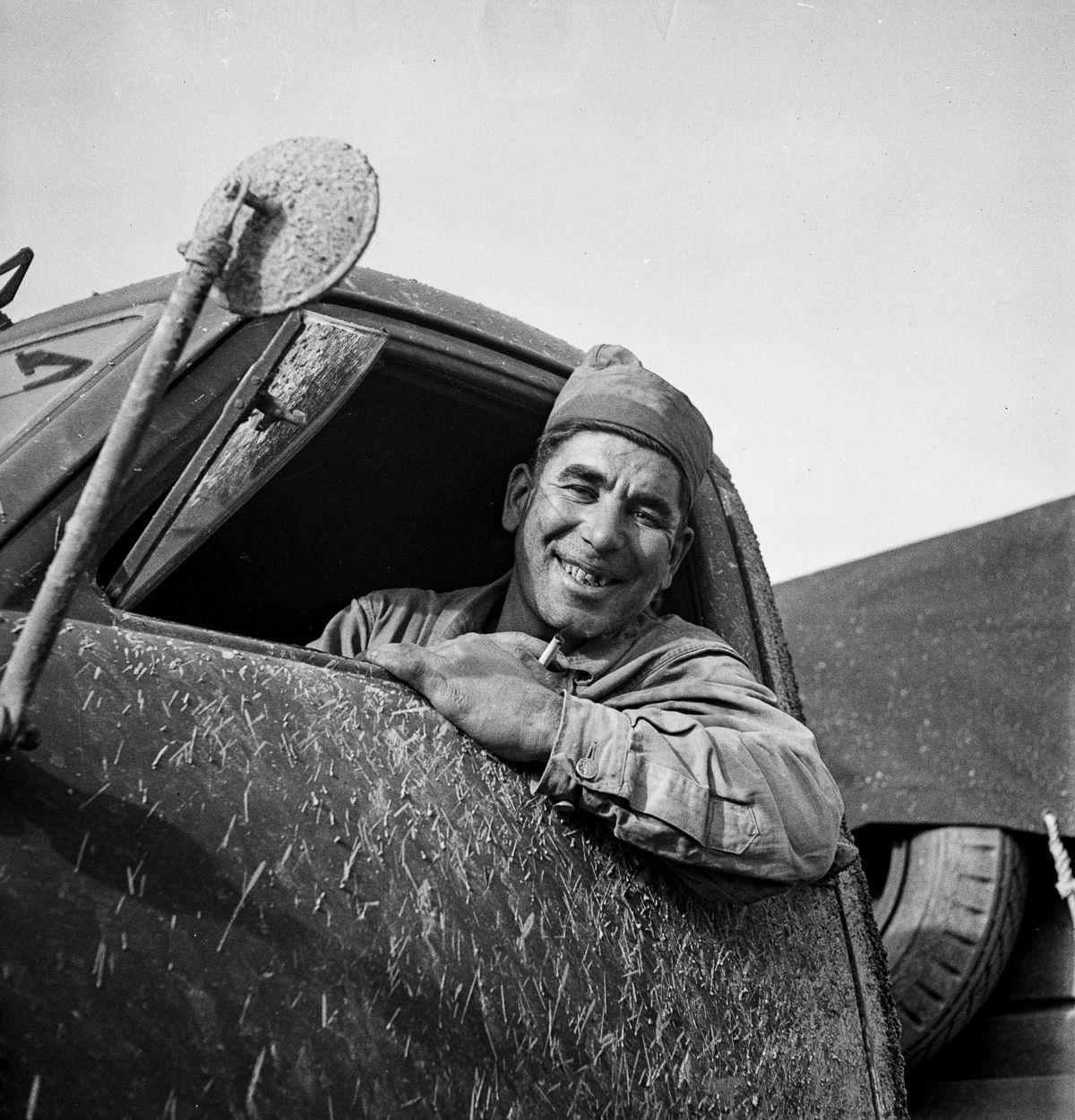 #4 Corporal Oliver R. Wechsler of Anderson, Indiana, a mechanic in civilian life.