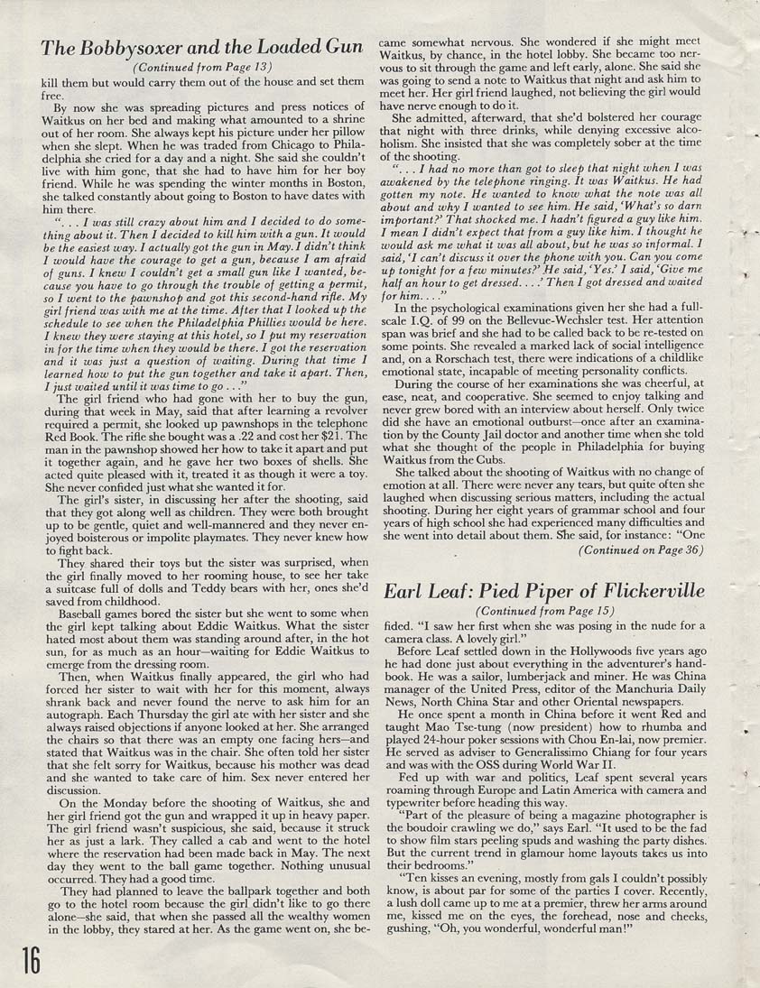 A Guide to Girl Watching: A 1959 Magazine about Stalking and Predator Behavior in a Seriously Misguided Attempt at Hu