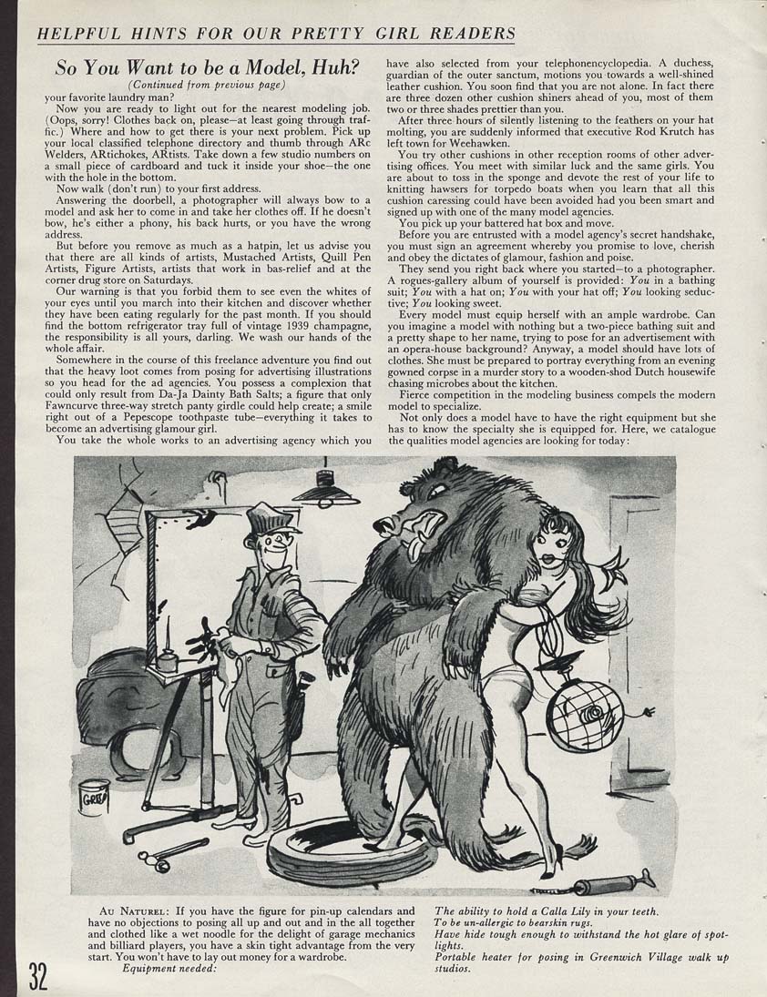 A Guide to Girl Watching: A 1959 Magazine about Stalking and Predator Behavior in a Seriously Misguided Attempt at Hu