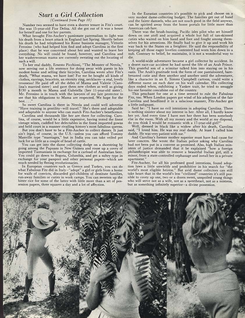 A Guide to Girl Watching: A 1959 Magazine about Stalking and Predator Behavior in a Seriously Misguided Attempt at Hu