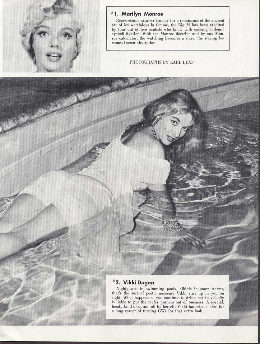 Featuring Marilyn Monroe and Vikki Dougan