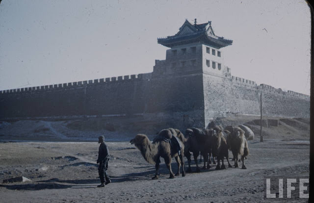 #6 Old city wall of Beijing in 1946