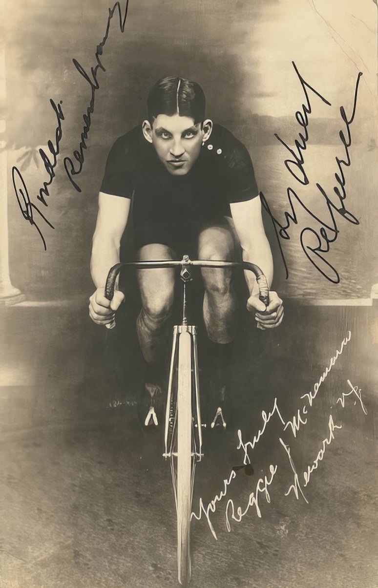 Reggie ‘Iron Man’ McNamara was a champion Australian cyclist, 1971.