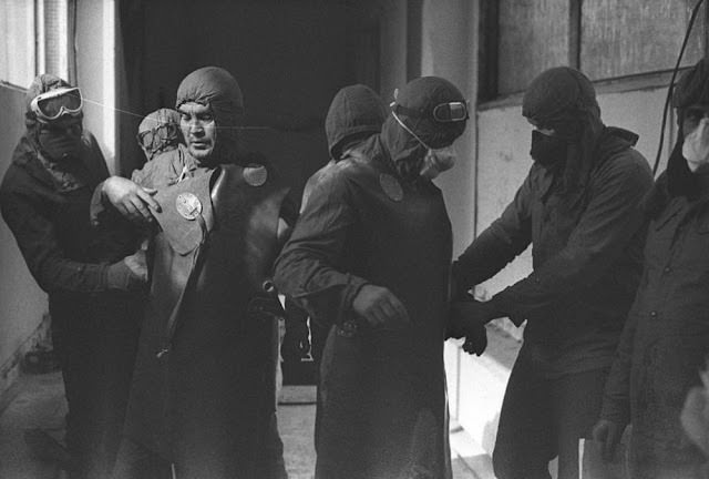 #16 The majority of liquidators were men called up from military reserves because of their experience in clean-up operations or chemical protection units in the summer of 1986.
