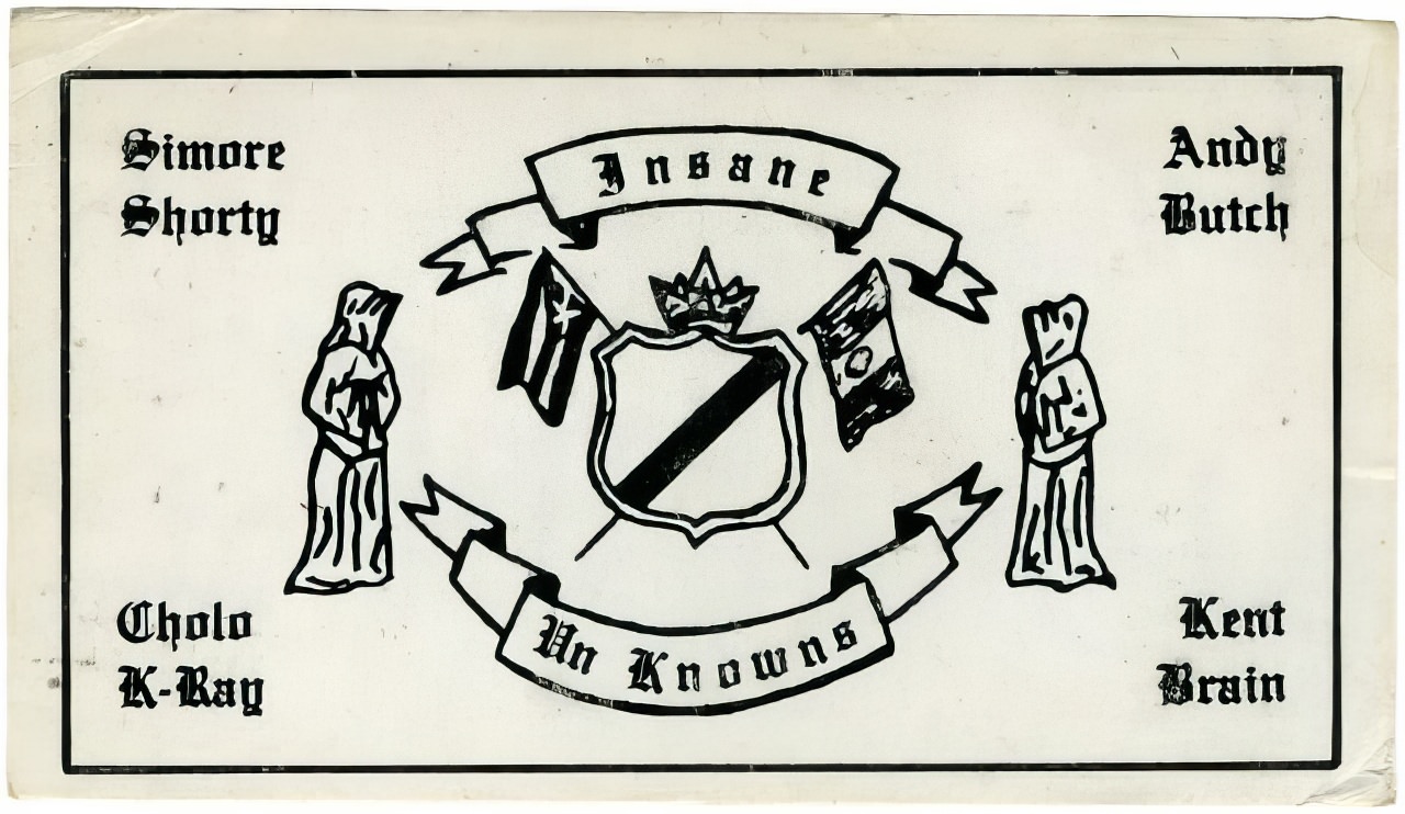 Chicago Street Gangs Actually had Business Cards during the 1970s and 1980s Weird