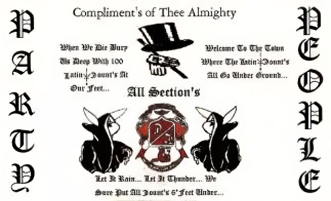 Chicago Street Gangs Actually had Business Cards during the 1970s and 1980s Weird