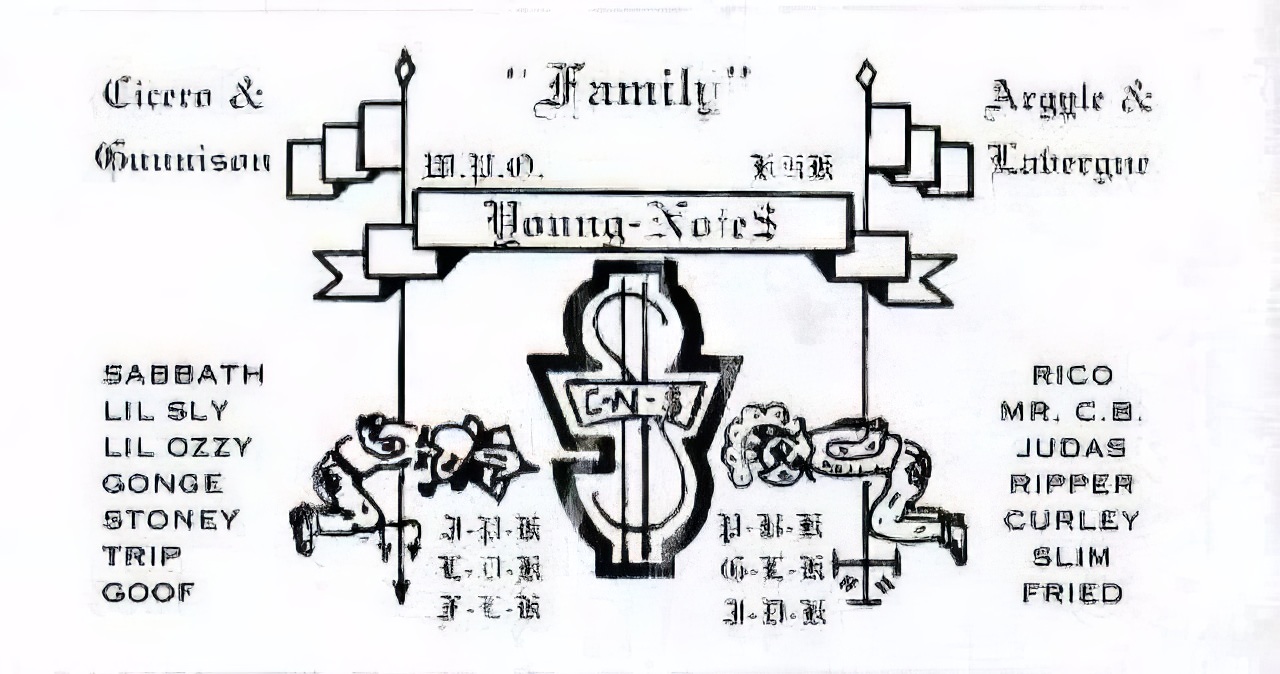 Chicago Street Gangs Actually had Business Cards during the 1970s and 1980s Weird