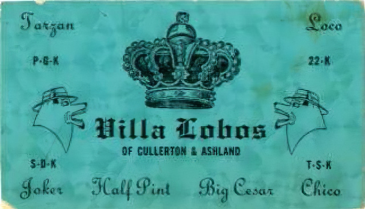 Chicago Street Gangs Actually had Business Cards during the 1970s and 1980s Weird