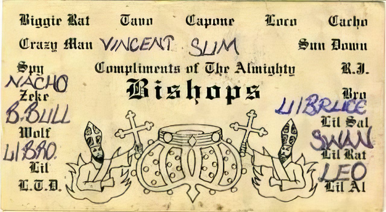 Chicago Street Gangs Actually had Business Cards during the 1970s and 1980s Weird