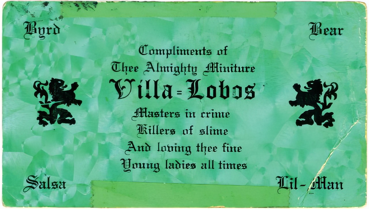 Chicago Street Gangs Actually had Business Cards during the 1970s and 1980s Weird