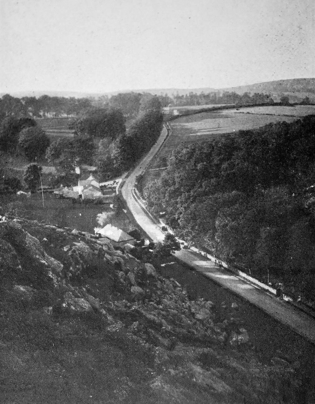 #12 A view of Bray Road taken from the Scalp in County Dublin, 1920s.