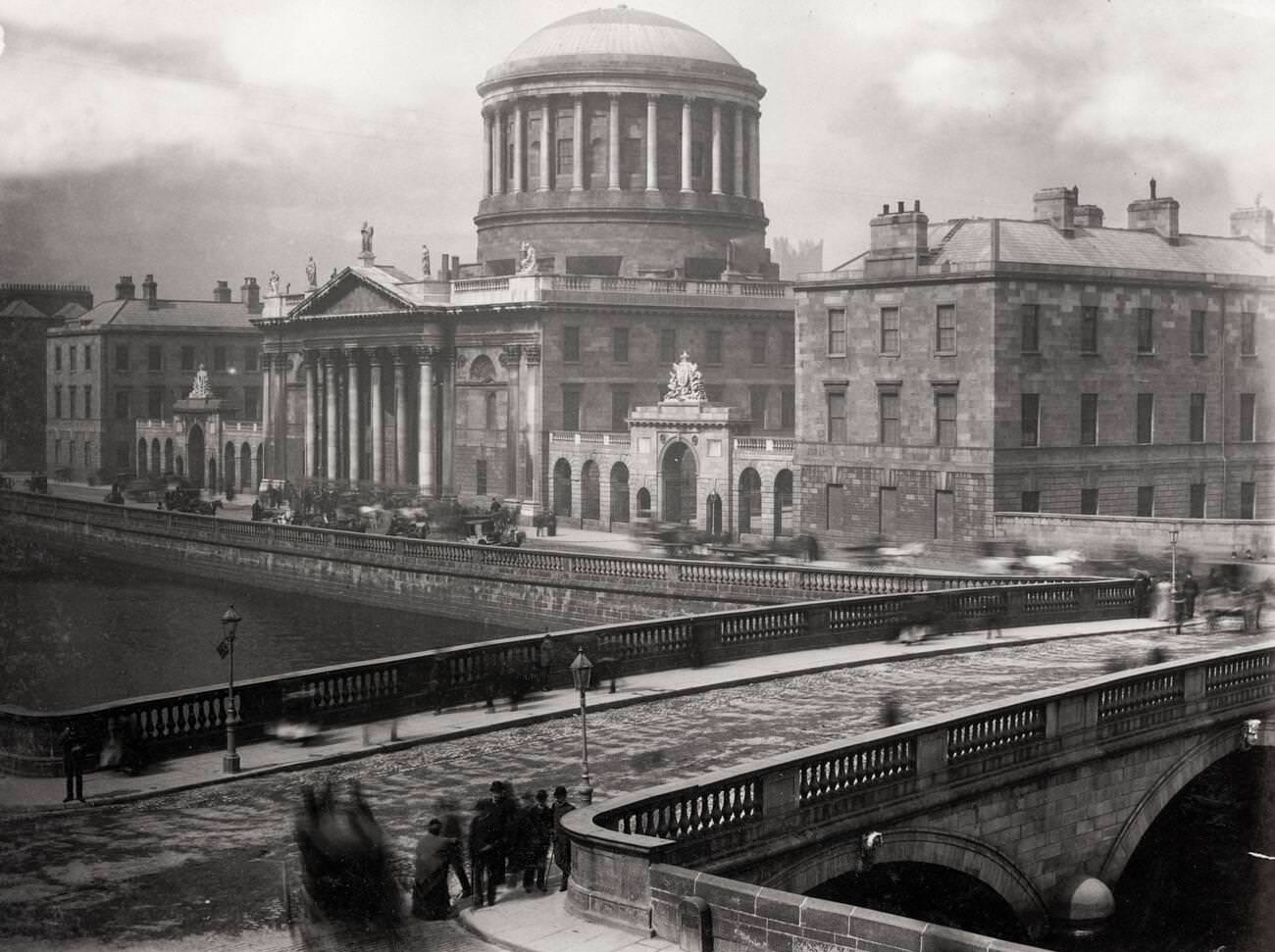 #10 Four Courts on the banks of the River Liffey, Dublin.