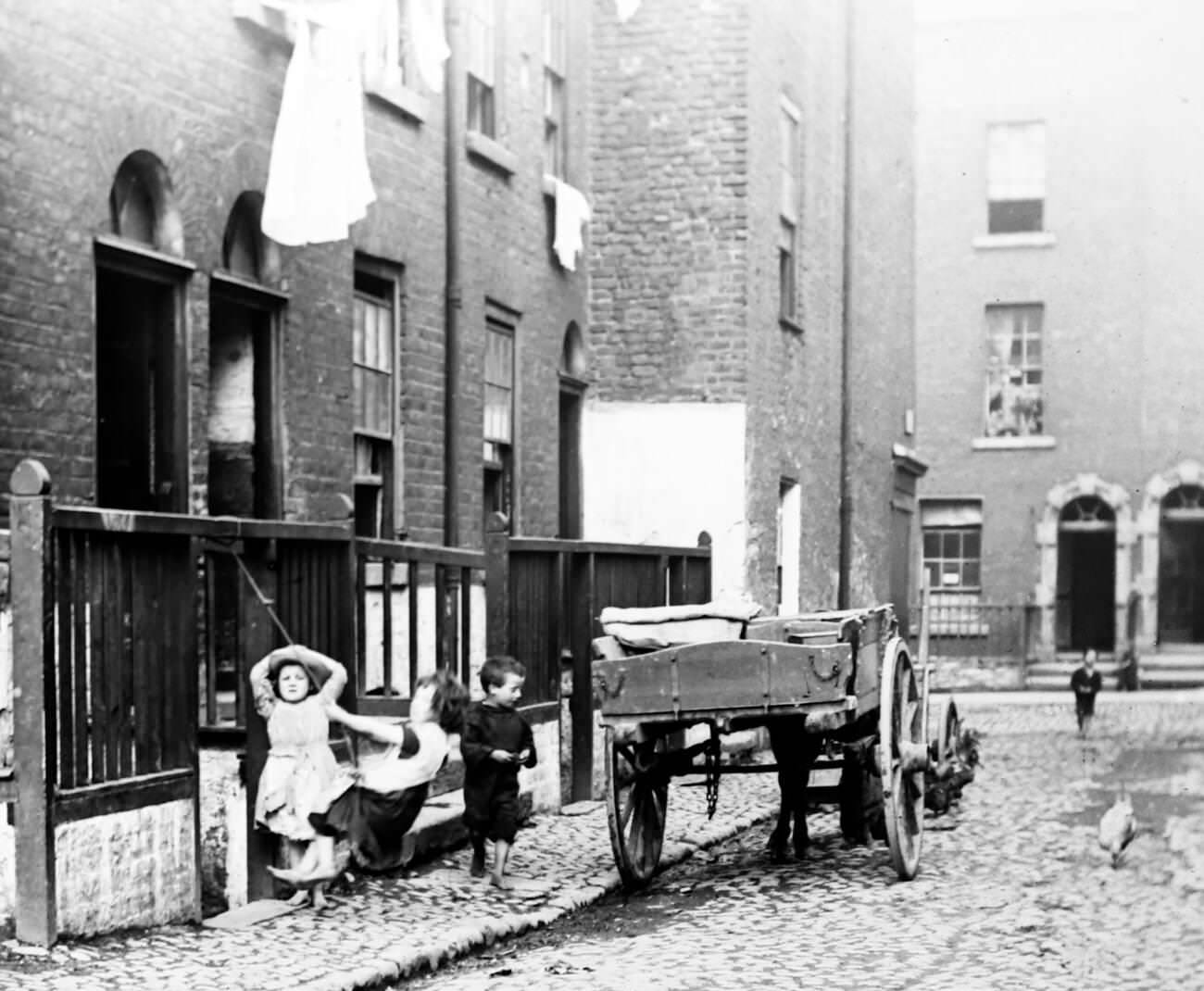 #3 Children playing in Dublin, 1880s
