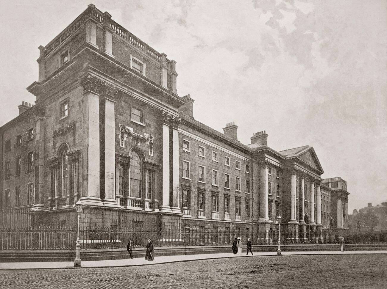 #30 The Regent House, that acts as the central entrance to the campus of Trinity College in Dublin,