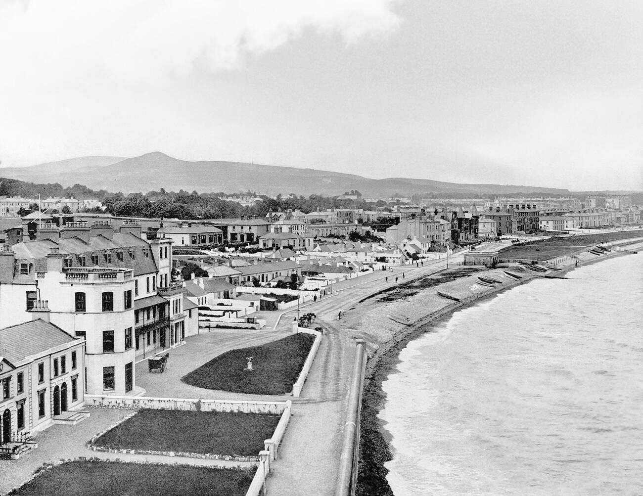 #57 Bray, a coastal town in north County Wicklow, Ireland, situated about twenty km (12 miles) south of Dublin city centre.