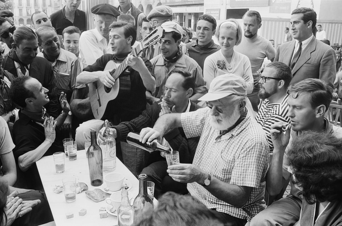 #7 Hemingway’s last visit to Pamplona in 1959