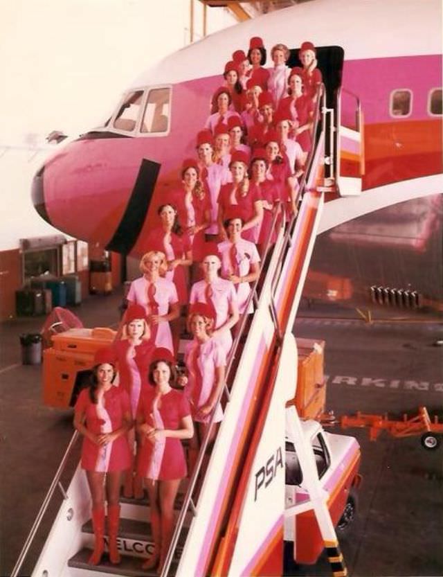 Sky High Style and Service: The Evolution of Stewardesses in the 1950s, 60s, and 70s Vehicles &; Tra