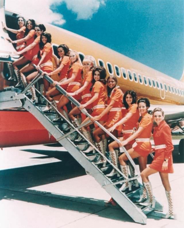 Sky High Style and Service: The Evolution of Stewardesses in the 1950s, 60s, and 70s Vehicles &; Tra