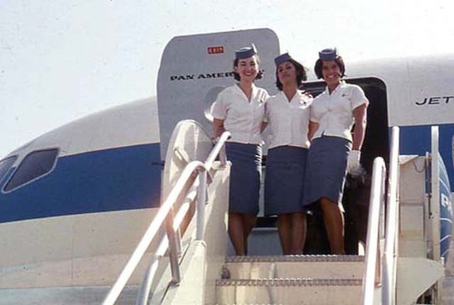 Sky High Style and Service: The Evolution of Stewardesses in the 1950s, 60s, and 70s Vehicles &; Tra