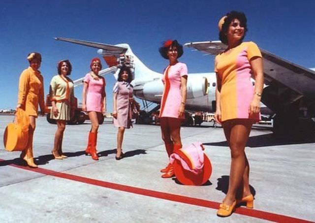 Sky High Style and Service: The Evolution of Stewardesses in the 1950s, 60s, and 70s Vehicles &; Tran