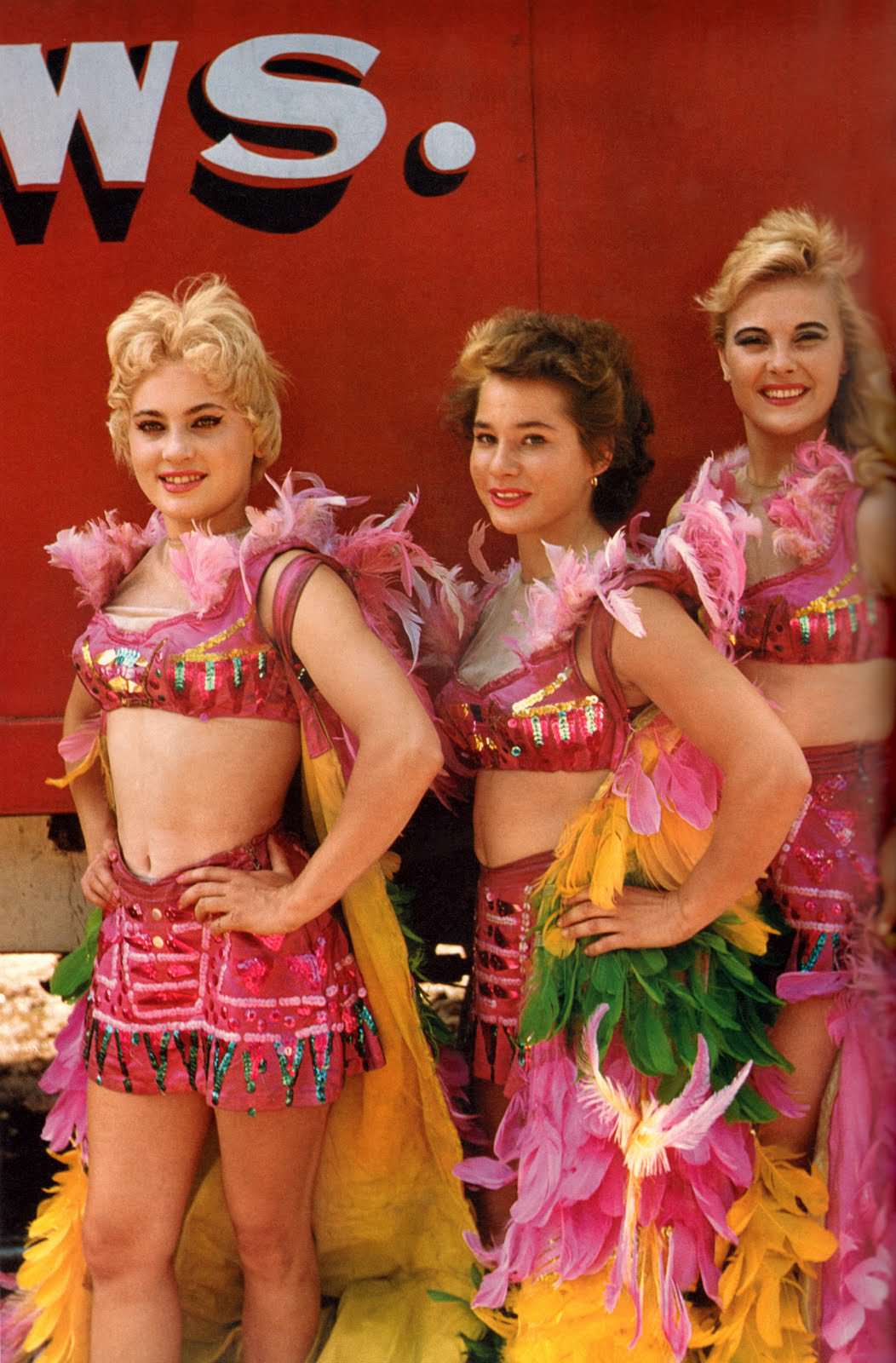 #12 circus women, 1956