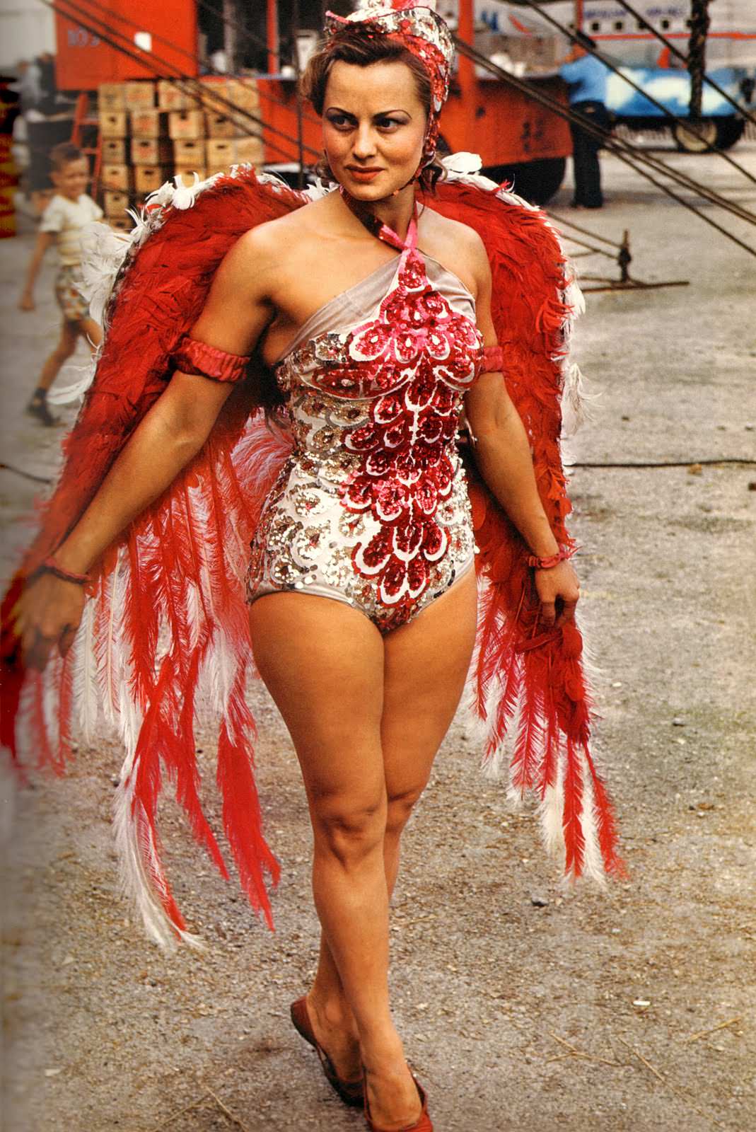 circus showgirl, 1950