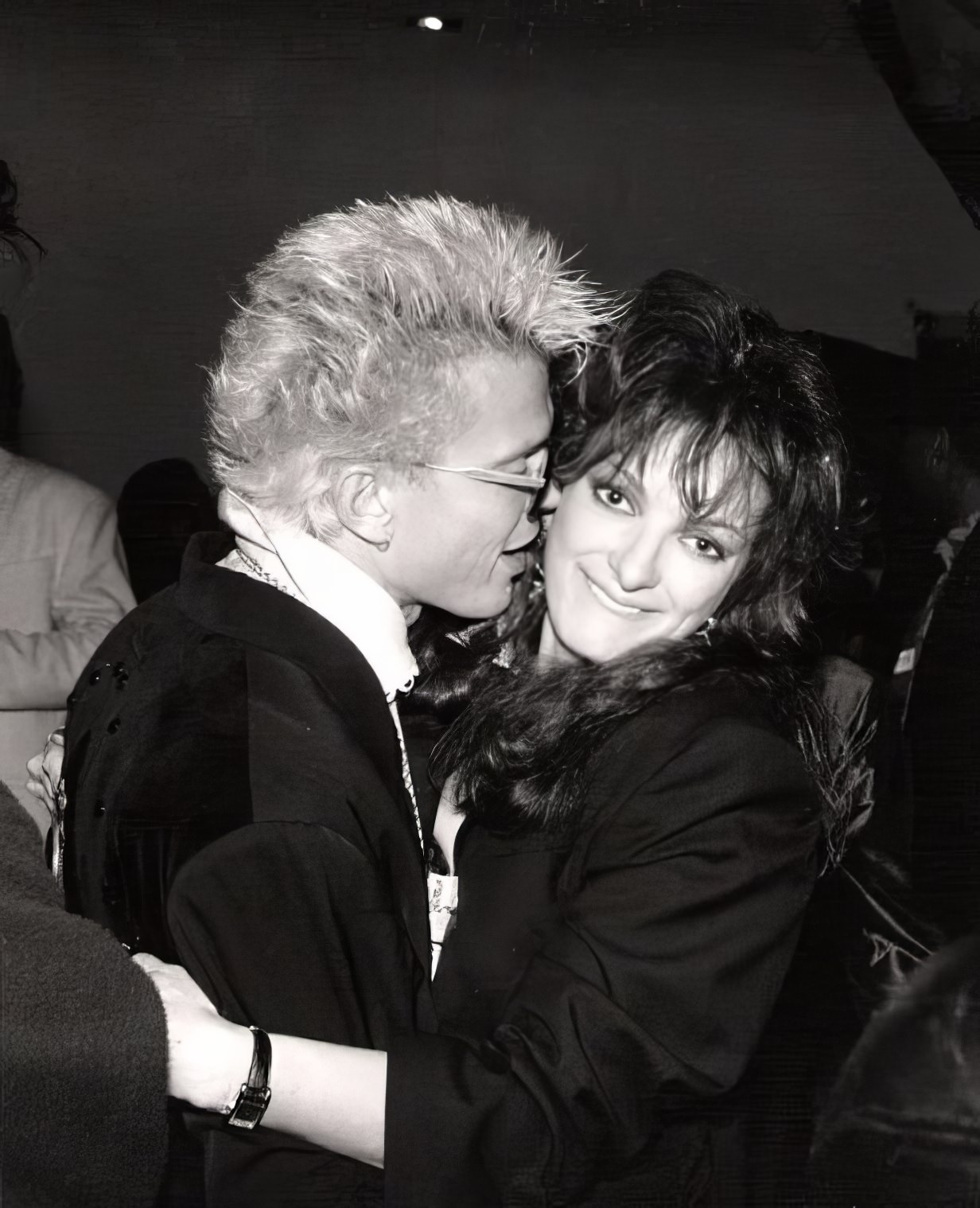 #15 Billy Idol and then wife on New Years Eve.