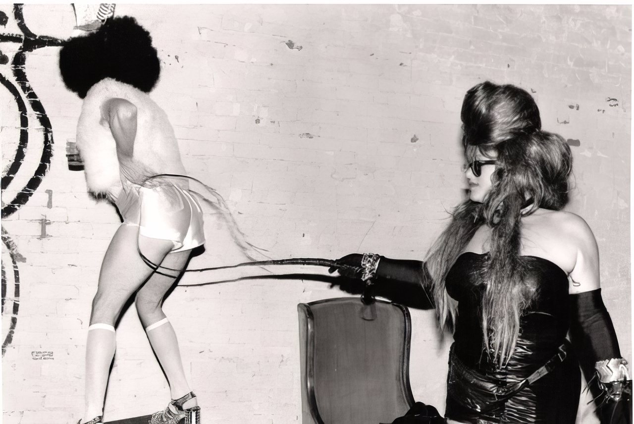 #36 All for show at an underground club downtown…way off the Hollywood path. By day, the woman with the whip was a nurse!