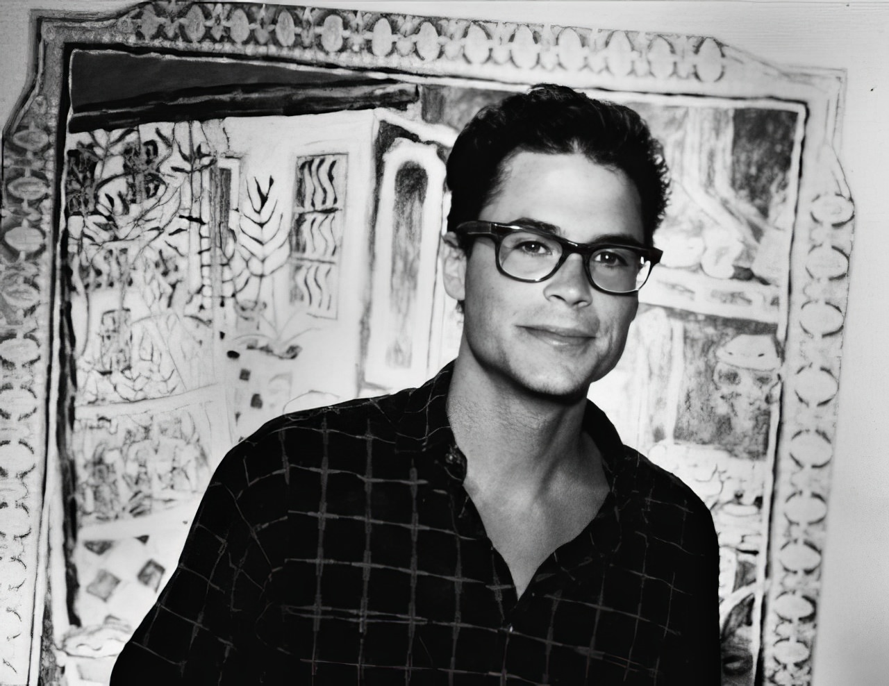 #8 Rob Lowe at a gallery opening in West Hollywood.