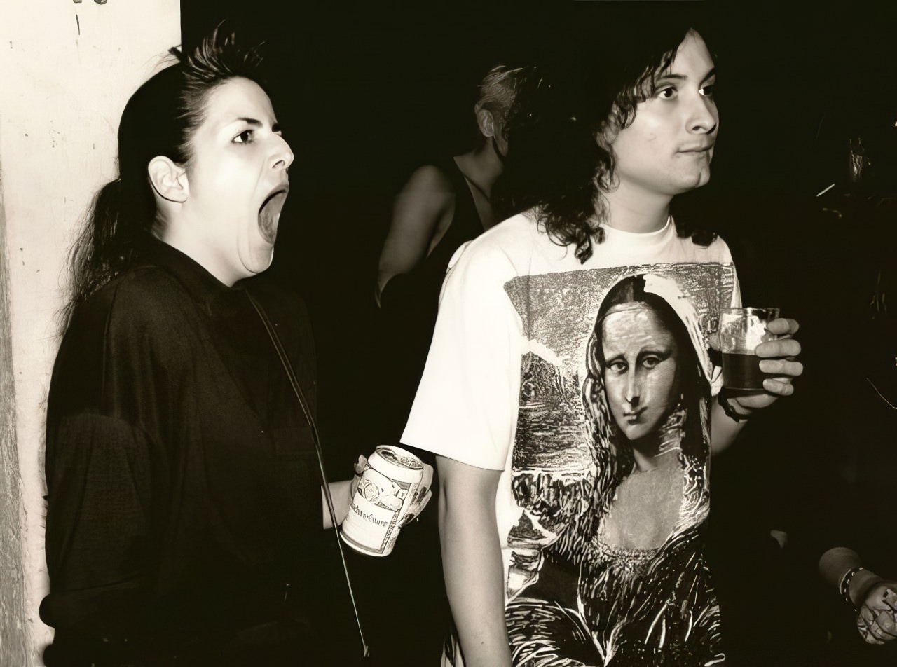 #40 End of a long night as the Mona Lisa looks on glumly.