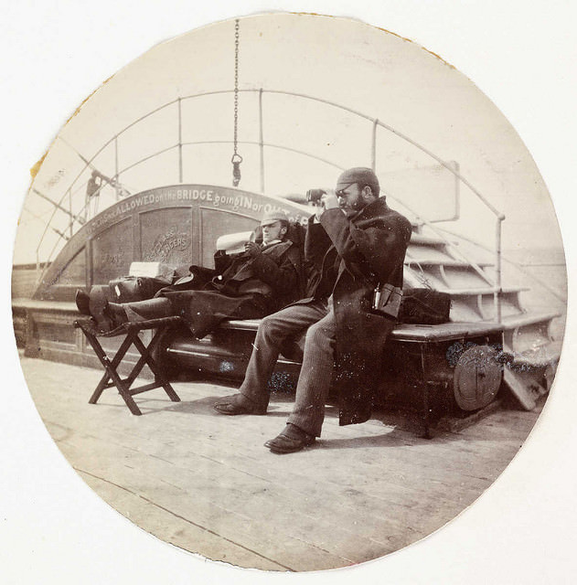 #3 Two men on the deck of a ship