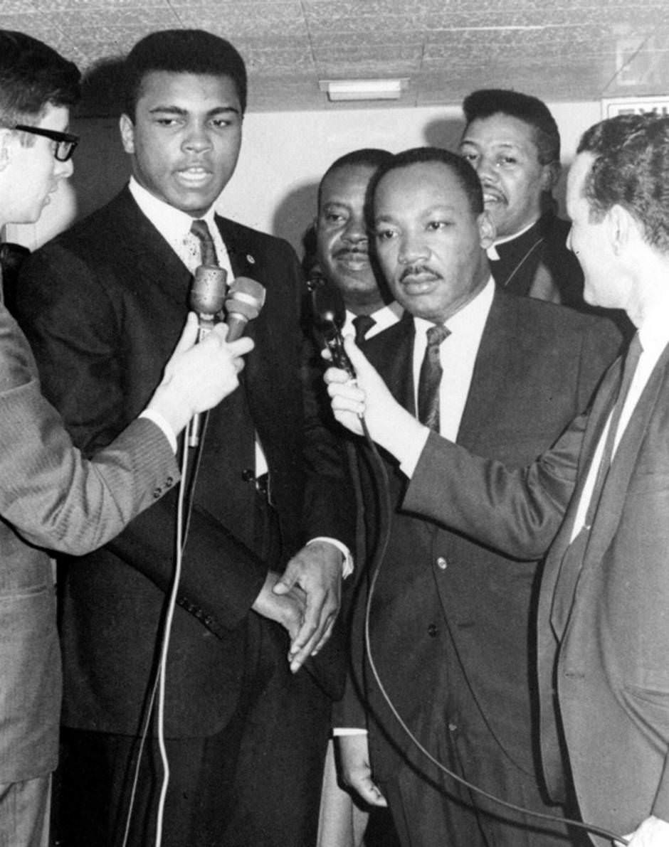with Martin Luther King
