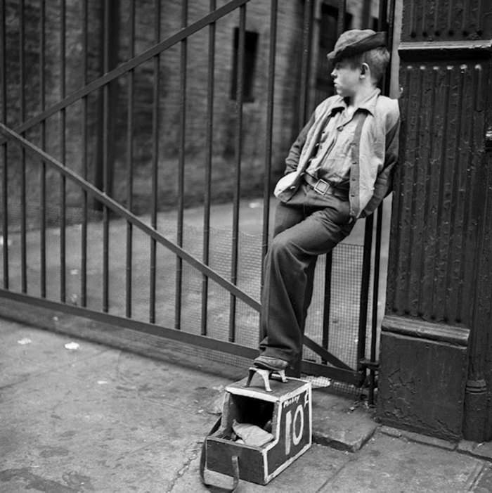 #31 A shoe shine boy, 1940.