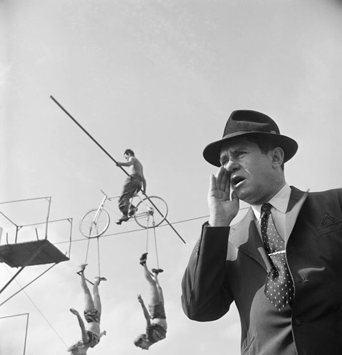 #15 A high-wire act, 1948.