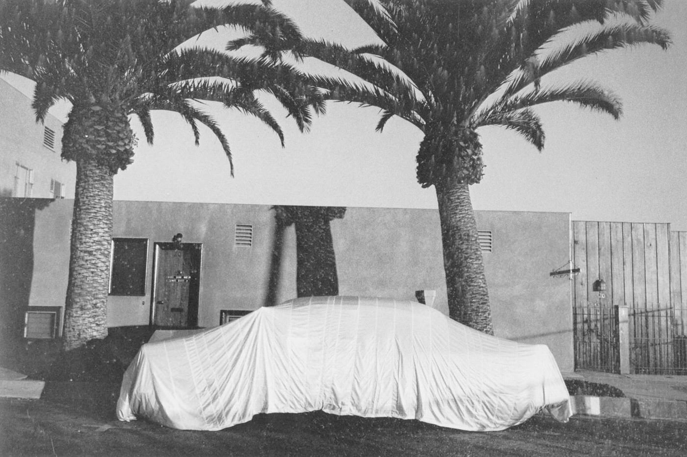 #34 Covered car in Long Beach, California, 1956