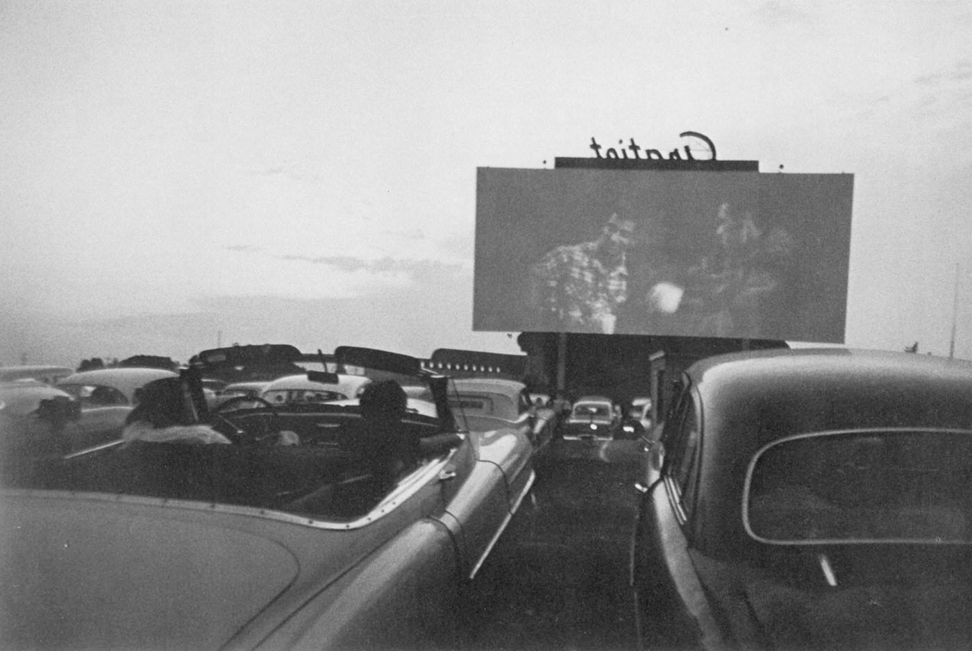 #45 Drive-in movie, Detroit 1955.