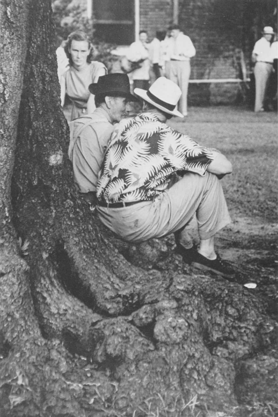 #74 Courthouse square — Elizabethville, North Carolina, 1956