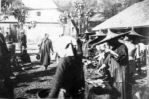 #3 At a market, 1890