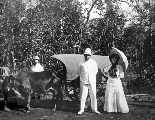 #9 Governor Bonhoure and his wife in Saigon, 1890s