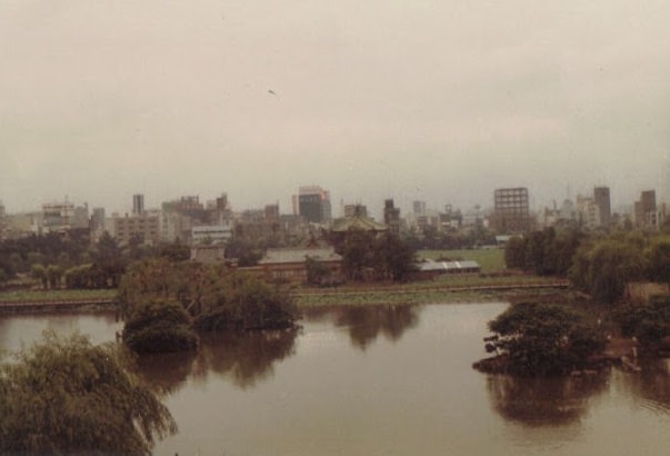 #35 Tokyo skyline from Ueno Park, June 1972