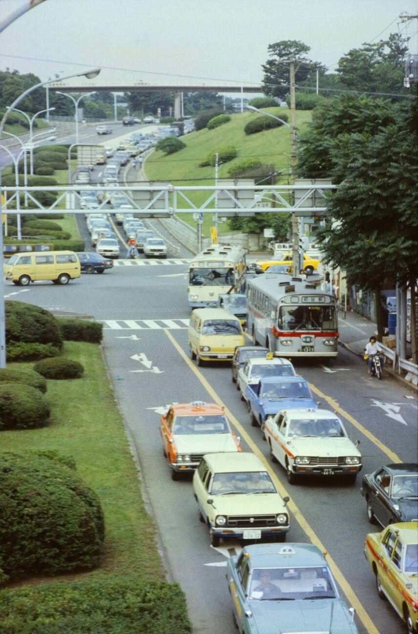 #105 Street in Tokyo, 1970s.